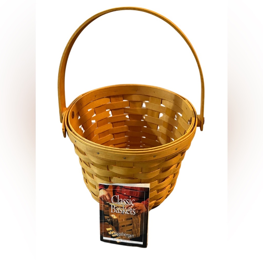 Longaberger Classic Authentic Medium Fruit Basket New in Original Packaging
